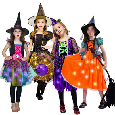 Halloween Kids Glow Witch