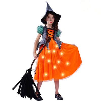 Halloween Kids Glow Witch