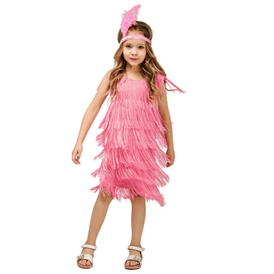 Latin Dance Vintage Fringe Dress