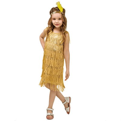 Latin Dance Vintage Fringe Dress