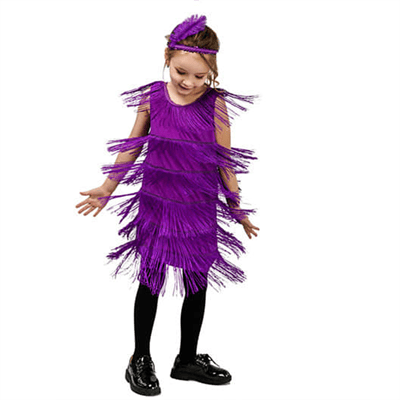 Latin Dance Vintage Fringe Dress