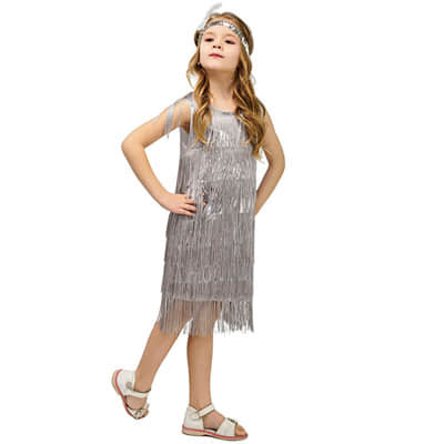 Latin Dance Vintage Fringe Dress