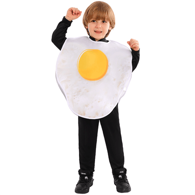 Funny poached egg